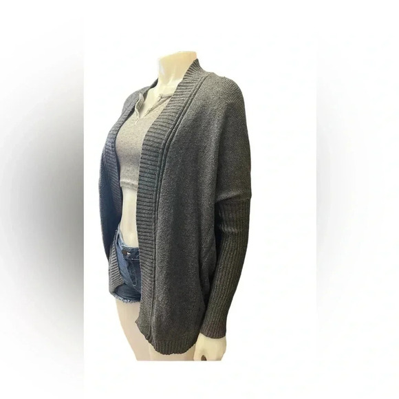 Temperance Grey Open Knit Cardigan Size XS - Picture 2 of 10
